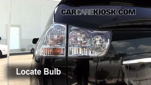 2008 Lexus RX350 3.5L V6 Luces Luz de reversa (reemplazar foco)